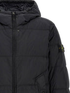 Stone Island Ruffled Effect Down Jacket