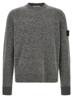 Stone Island 5100050 Crew Neck Sweater With Logo Badge