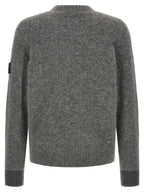 Stone Island 5100050 Crew Neck Sweater With Logo Badge