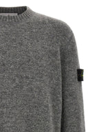 Stone Island 5100050 Crew Neck Sweater With Logo Badge
