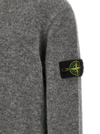 Stone Island 5100050 Crew Neck Sweater With Logo Badge