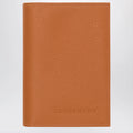 Longchamp Le Foulonné amber-coloured passport case