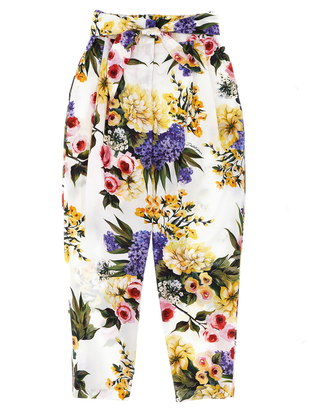Dolce & Gabbana Floral Print Trousers