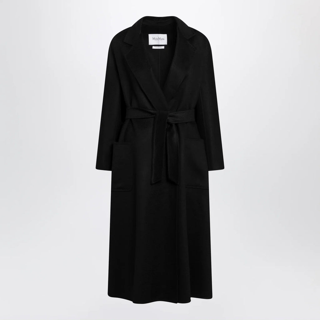 Max Mara Black Ludmilla Icon Coat in cashmere