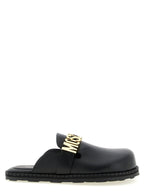 Moschino Leather Sabots