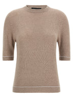 Fabiana Filippi Gauze Platinum Sweater