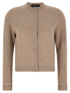 Fabiana Filippi Covered Buttons Cardigan