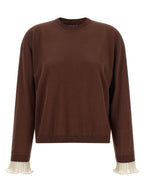 Fabiana Filippi Pleated Cuffs Sweater