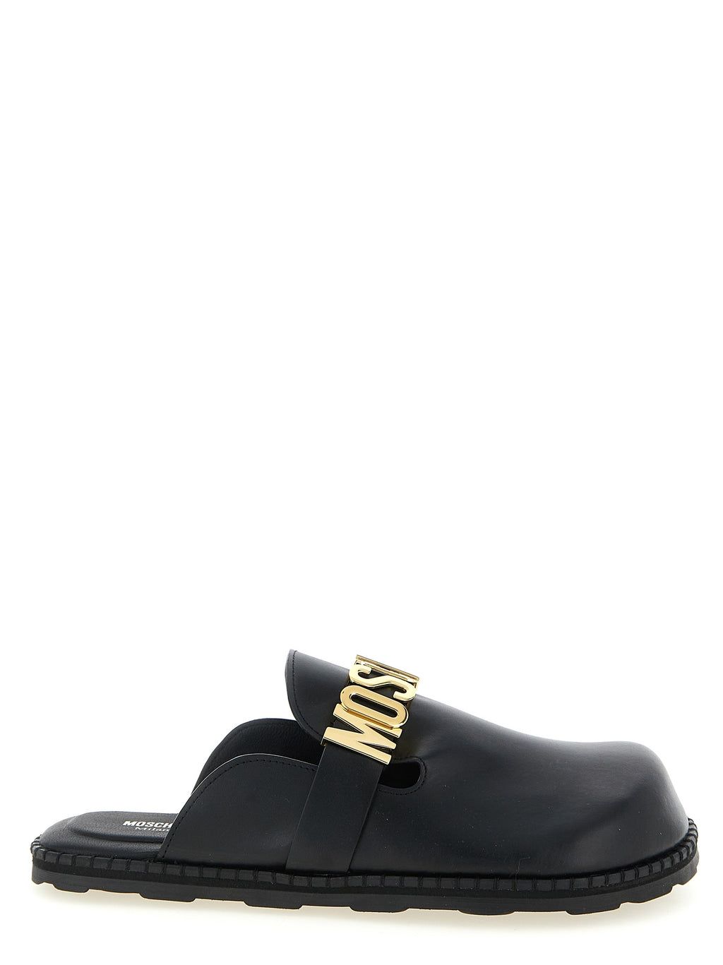 Moschino Leather Sabots
