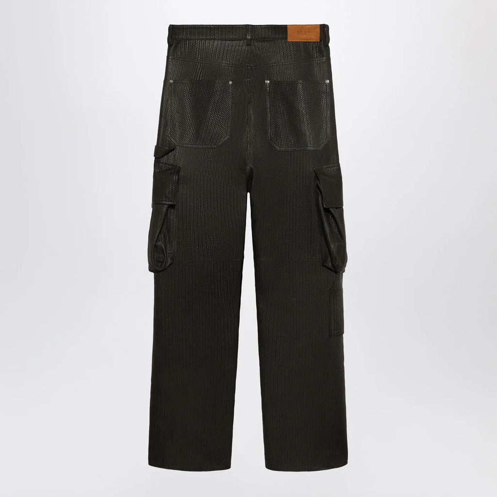 1989 STUDIO Intreccio Leather Cargo
