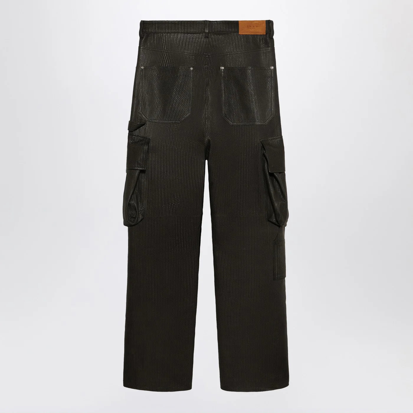 1989 STUDIO Intreccio Leather Cargo