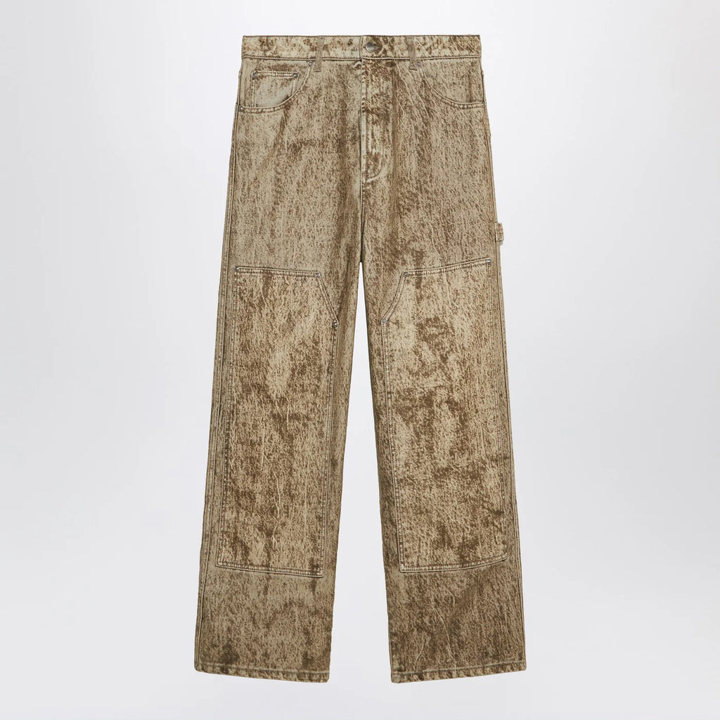 1989 STUDIO Denim Flock Carpenter pants camo
