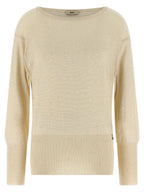 Herno Lamé And Sequin Yarn Sweater