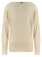 Herno Lamé And Sequin Yarn Sweater