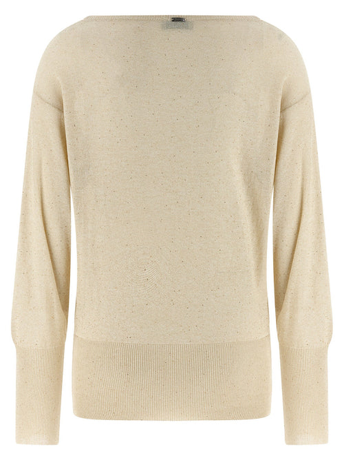 Herno Lamé And Sequin Yarn Sweater