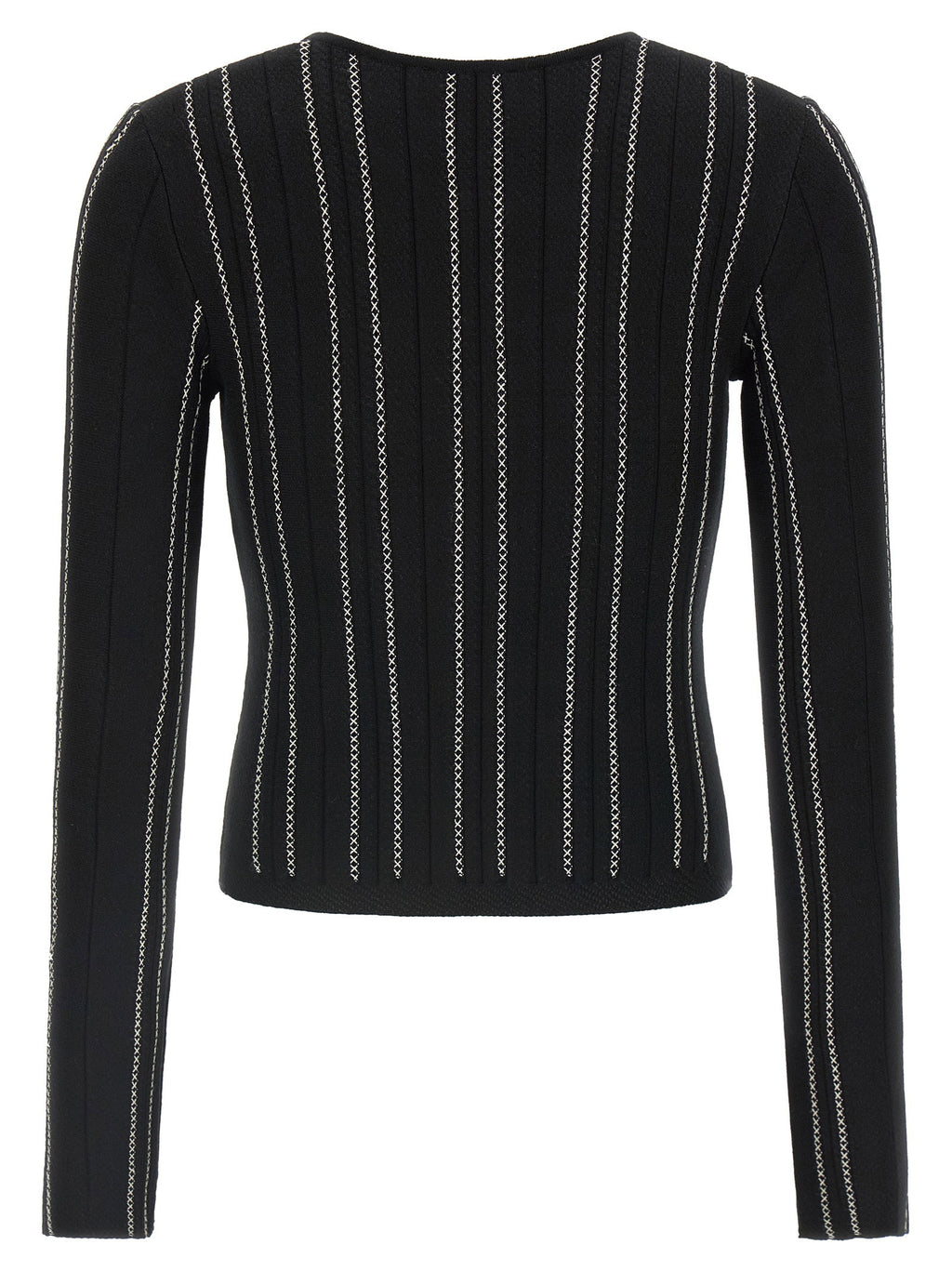 Elisabetta Franchi Cropped Knit Cardigan