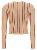 Elisabetta Franchi Cropped Knit Cardigan