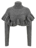 Elisabetta Franchi Ruffle Sweater