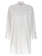 Alberto Biani Long Plastron Tuxedo Shirt
