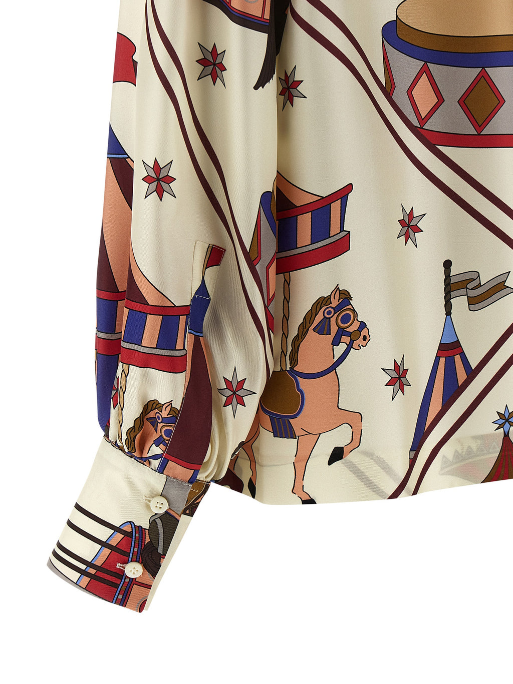 Alberto Biani Lavallière Collar Shirt