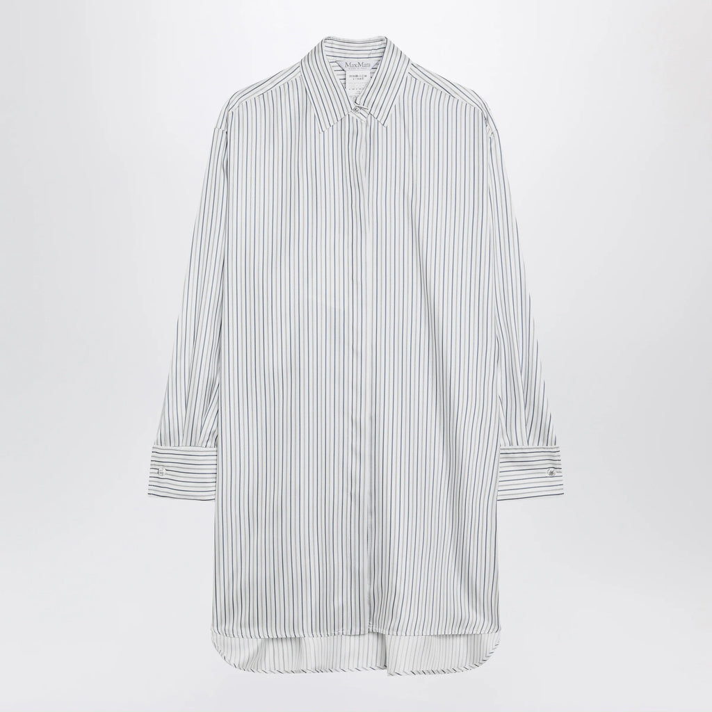 Max Mara Oversized striped silk shirt