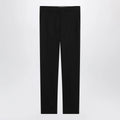Max Mara Studio Black stretch cotton trousers