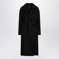 Max Mara Studio Black coat with belt