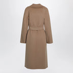 Max Mara Studio Camel belted coat in wool blend