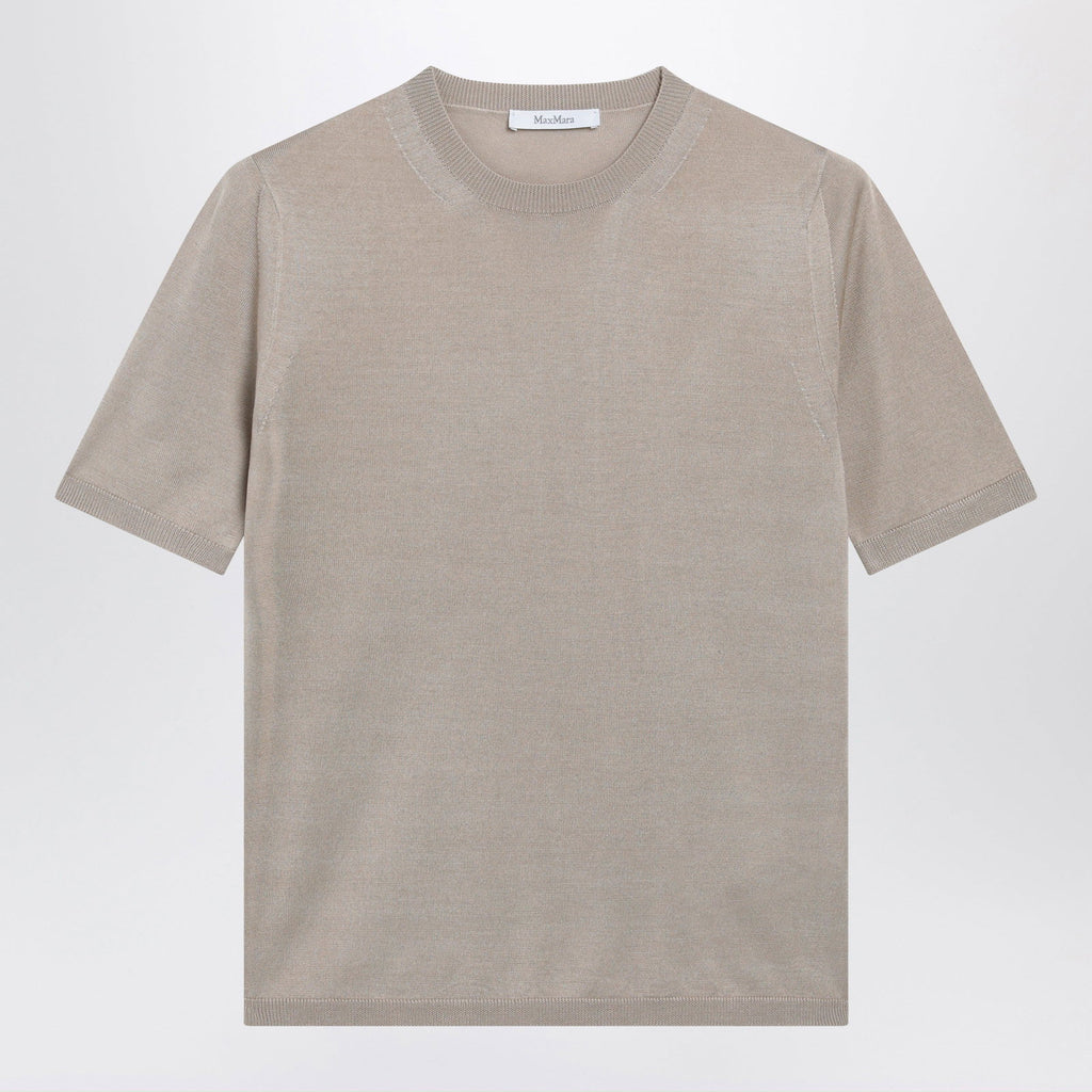 Max Mara Rock beige cashmere and silk sweater