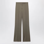 Max Mara Camel Wool Gabardine Trousers
