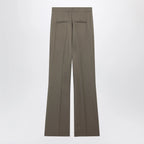 Max Mara Camel Wool Gabardine Trousers