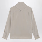 Max Mara Rock beige silk blouse with scarf