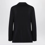 Max Mara Blue double-breasted wool jacket
