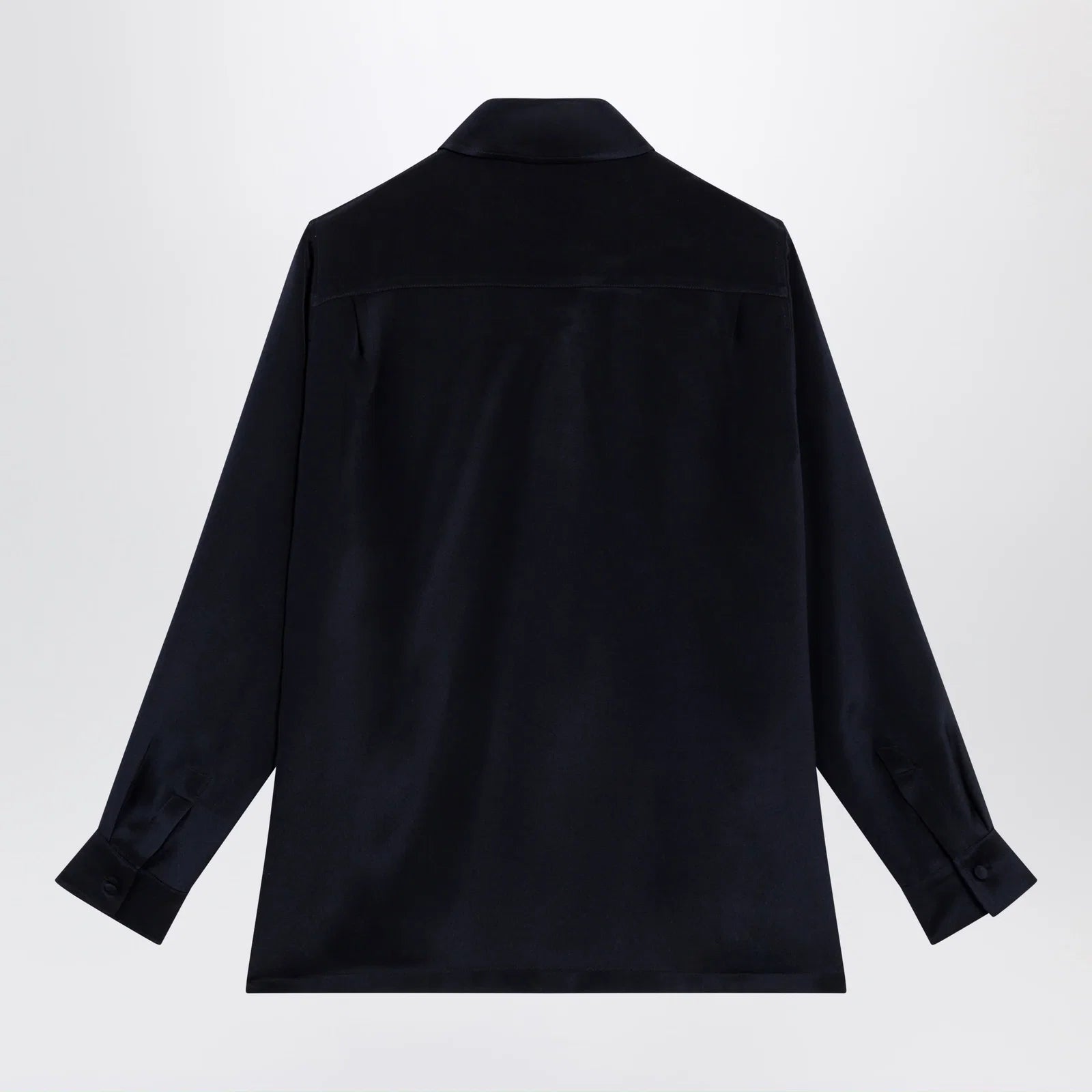 Max Mara Navy blue silk shirt