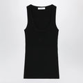 Max Mara Black ribbed tank top