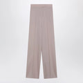 Max Mara Rose-beige wide-leg trousers