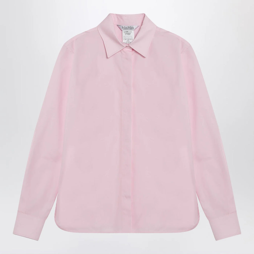 Max Mara Pink cotton poplin shirt