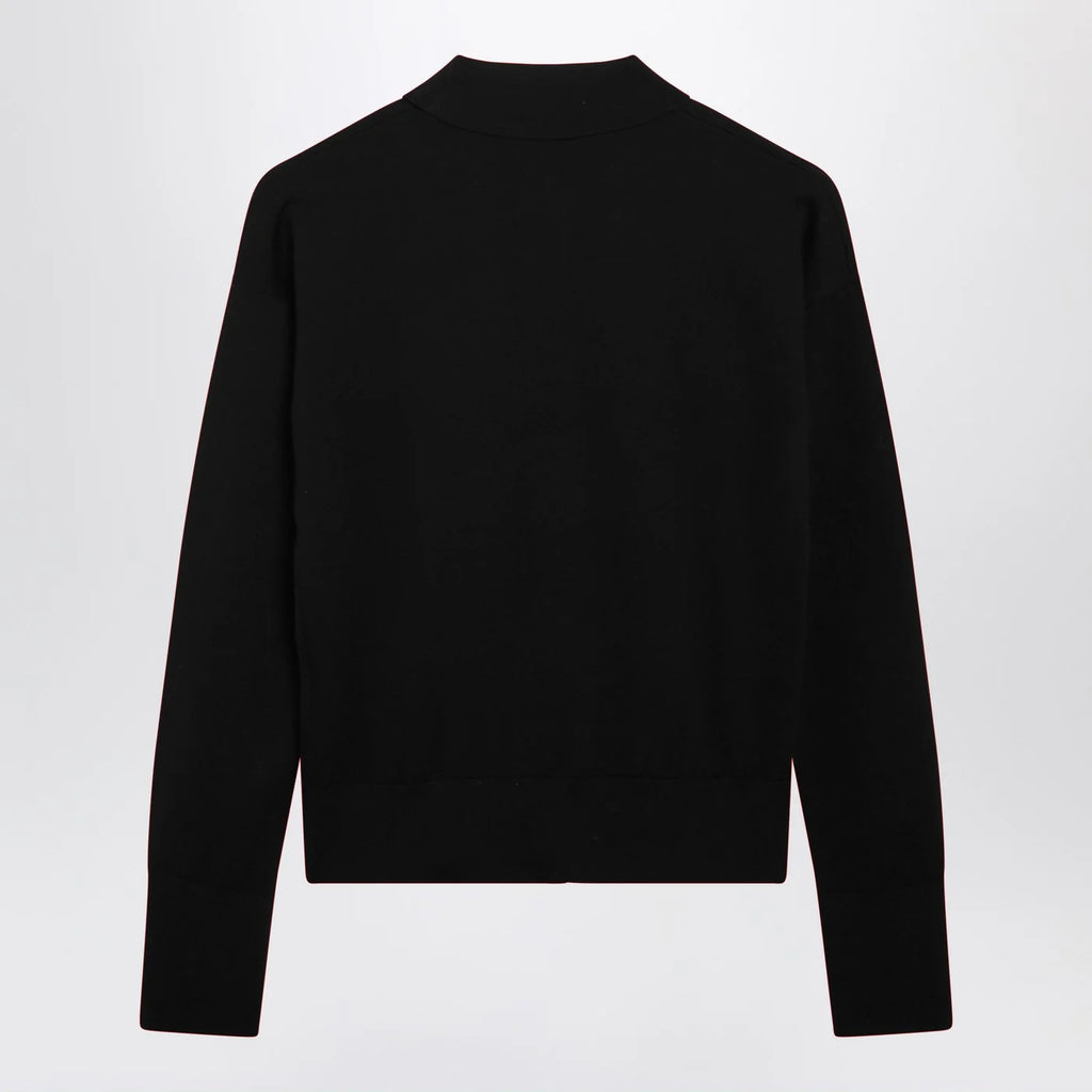 Max Mara Black wool-blend cardigan