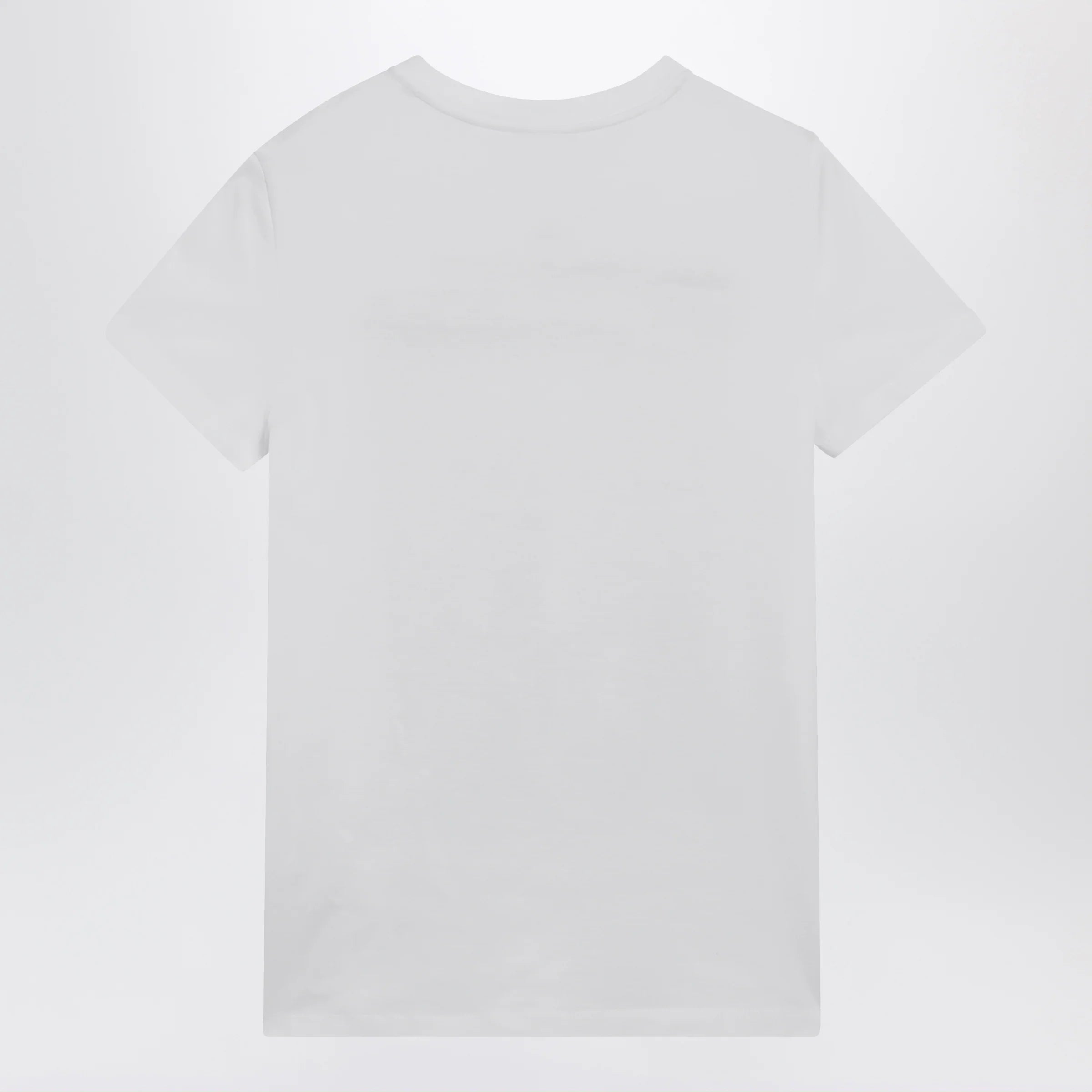Max Mara Optical white cotton jersey T-shirt with front print