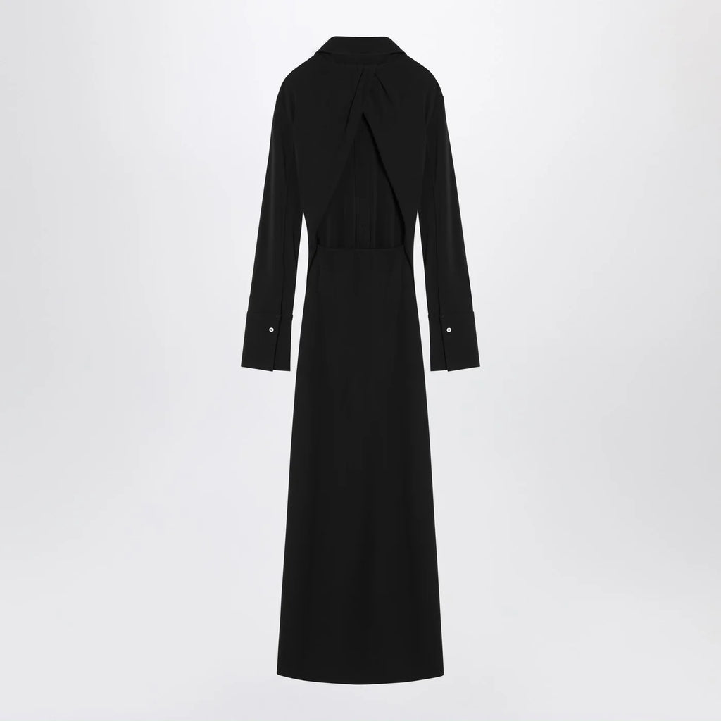 Sportmax Black shirt dress in viscose jersey