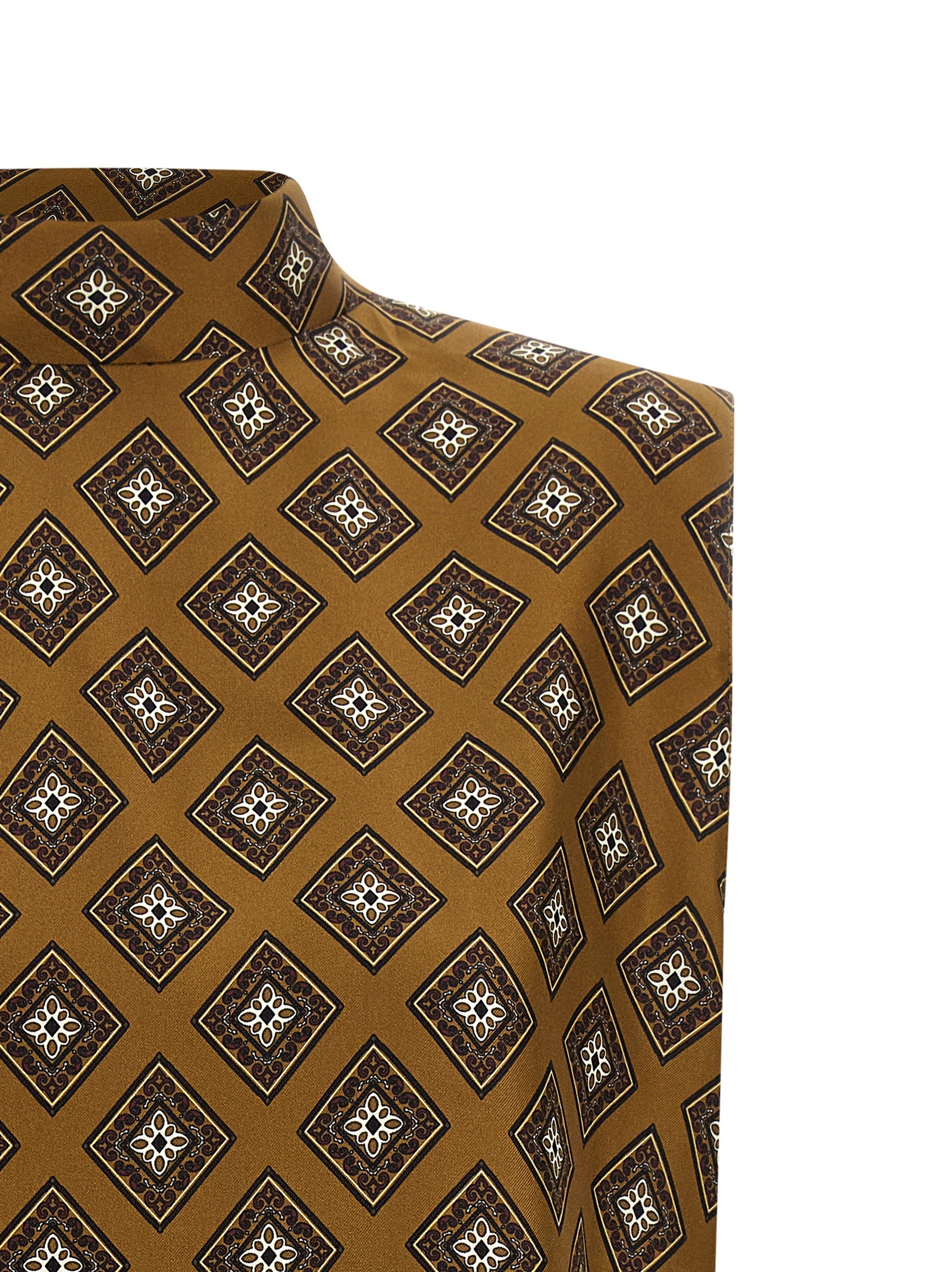 Alberto Biani Tie Print Top