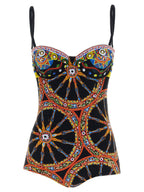 Dolce & Gabbana Carretto One-piece Swimsuit