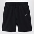 Off White Off-White™ Black shorts with logo print