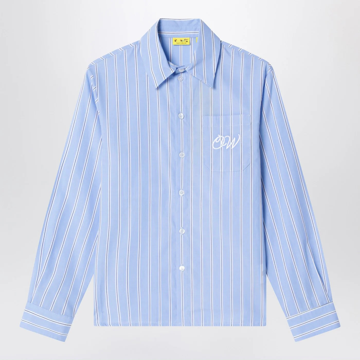 Off White Off-White™ Light blue striped cotton shirt