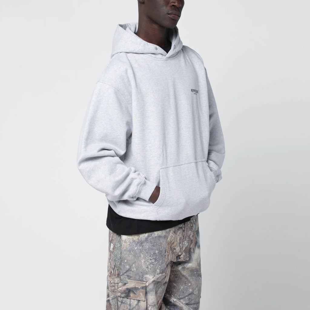 Represent Grey oversized hoodie