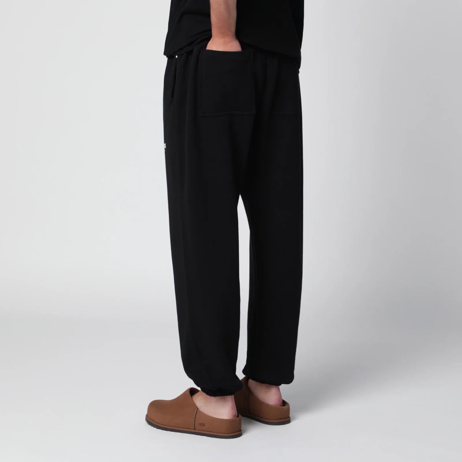 Represent Black cotton jogging trousers