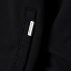 Represent Black cotton zip-up hoodie