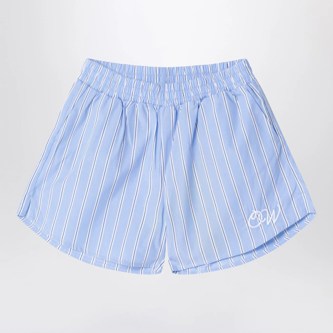 Off White Off-White™ Light blue striped cotton Shorts