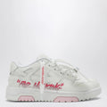 Off White Off-White™ White/pink Out Of Office sneakers with For Walking print