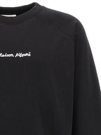 Maison Kitsuné Logo Embroidery Sweatshirt